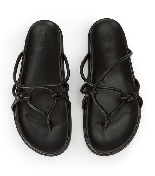 Chanclas Tony Bianco Luelle Black Nappa Negras | PCRER89899