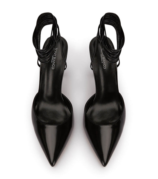 Court Shoes Tony Bianco Acer Black Hi Shine 10.5cm Negras | QCRUV50837
