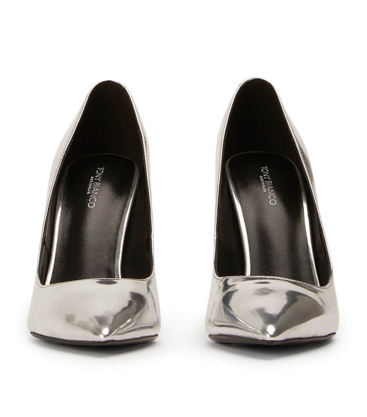 Court Shoes Tony Bianco Anja Silver Shine 10.5cm Plateadas | FCRUI44370