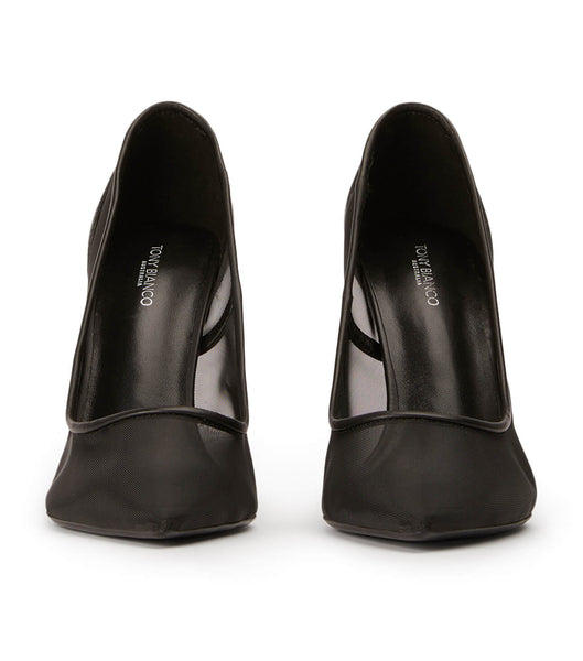 Court Shoes Tony Bianco Apex Black Mesh 10.5cm Negras | ZCRNQ29570