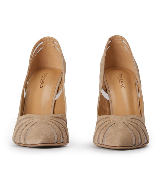 Court Shoes Tony Bianco Arrow Blush Suede 10.5cm Rosas | SCRVO29438