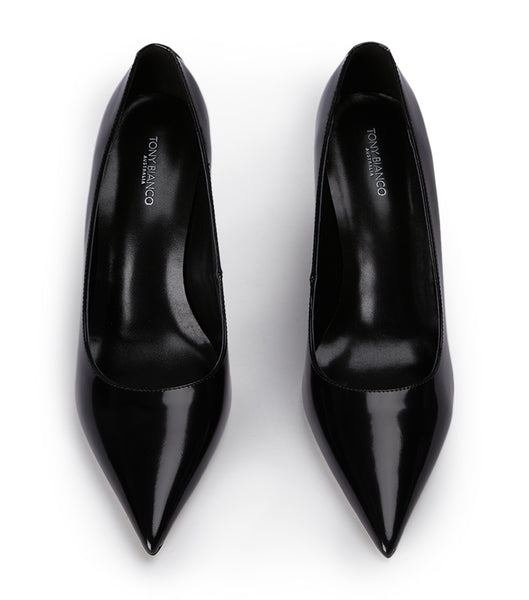 Court Shoes Tony Bianco Dolly Black Hi Shine 9.5cm Negras | CRNZX35229