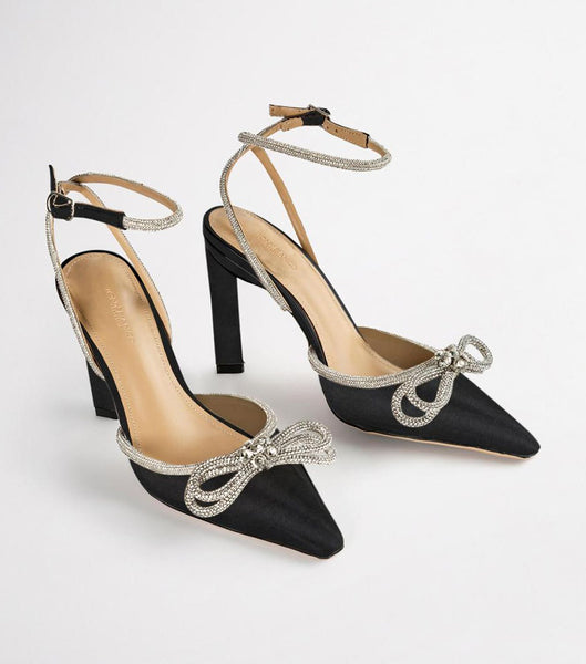 Court Shoes Tony Bianco Elsie Black Satin 10.5cm Negras | CRNEJ42816