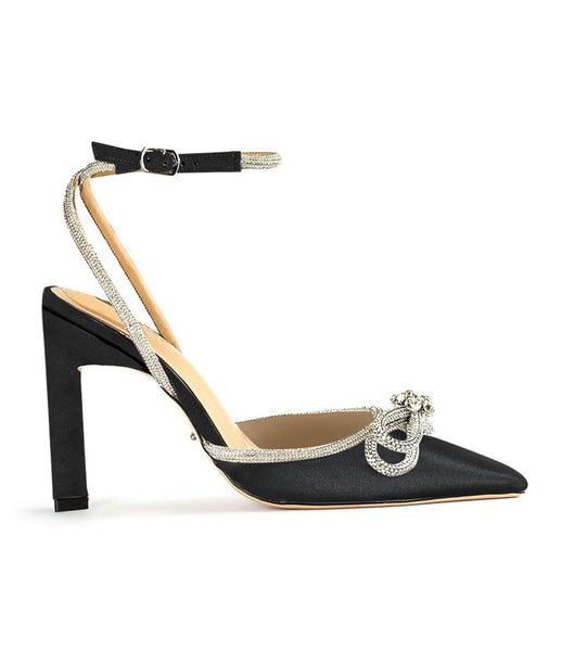 Court Shoes Tony Bianco Elsie Black Satin 10.5cm Negras | CRNEJ42816