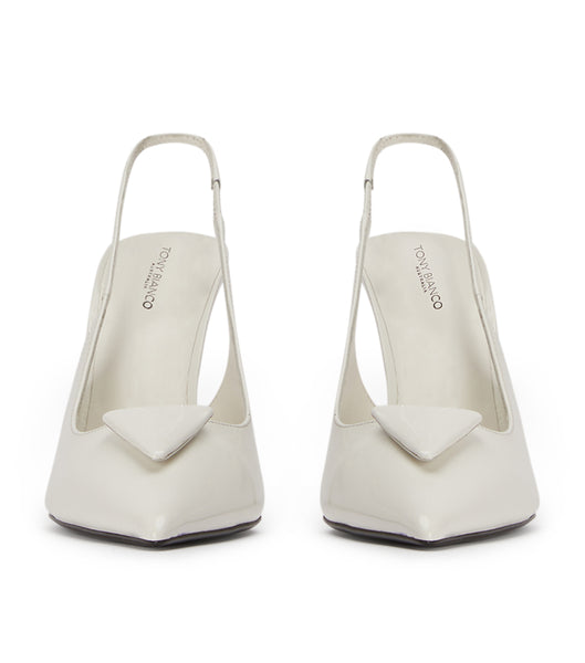 Court Shoes Tony Bianco Ginger White Hi Shine 10cm Blancas | CRDYB97695