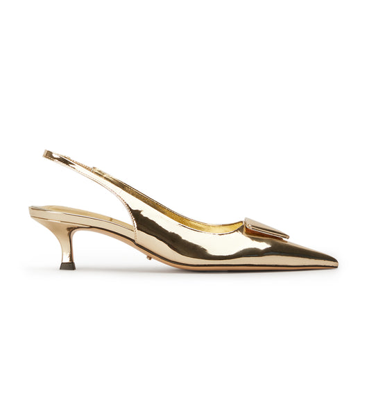 Court Shoes Tony Bianco Kimmy Gold Shine 4.5cm Doradas | TCRWZ90502