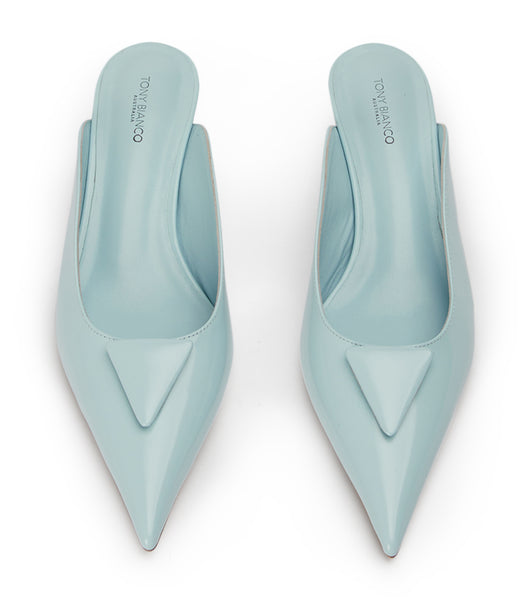 Court Shoes Tony Bianco Kira Sky Hi Shine 4.5cm Azules | LCRTR96822