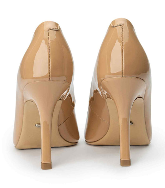 Court Shoes Tony Bianco Kysaia Nude Patent 9.5cm Beige | PCRQX34795