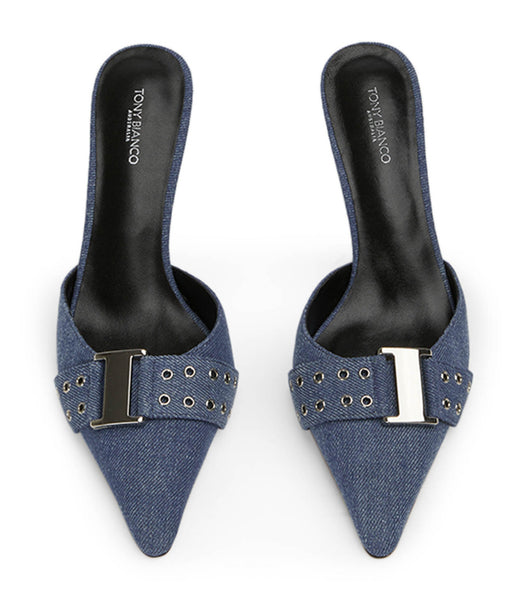 Court Shoes Tony Bianco Samma Vintage Denim 8cm Azules | GCREC26510