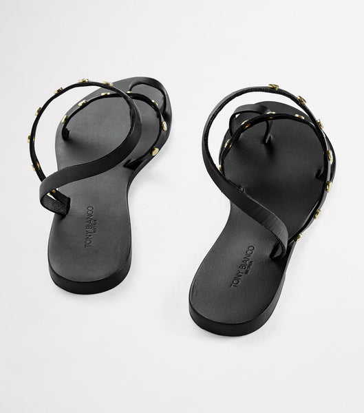 Flat Sandals Tony Bianco Finola Black 1cm Negras | CREGJ98426