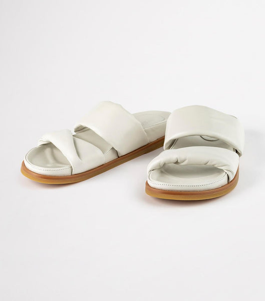 Flat Sandals Tony Bianco Henry Dove Nappa 3.5cm Blancas | GCRUC68574