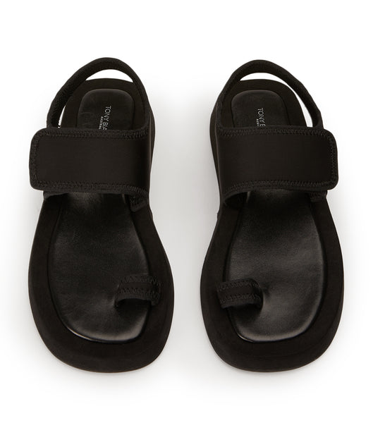 Flat Sandals Tony Bianco Iso Black Neoprene 3.5cm Negras | XCRGW29826