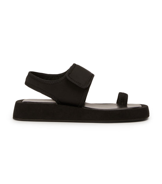 Flat Sandals Tony Bianco Iso Black Neoprene 3.5cm Negras | XCRGW29826