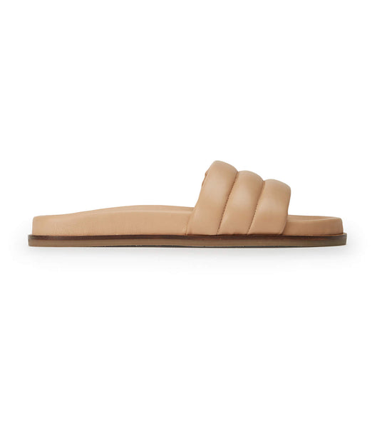 Flat Sandals Tony Bianco Lucas Skin Nappa 1.5cm Arena | CRNEJ56016