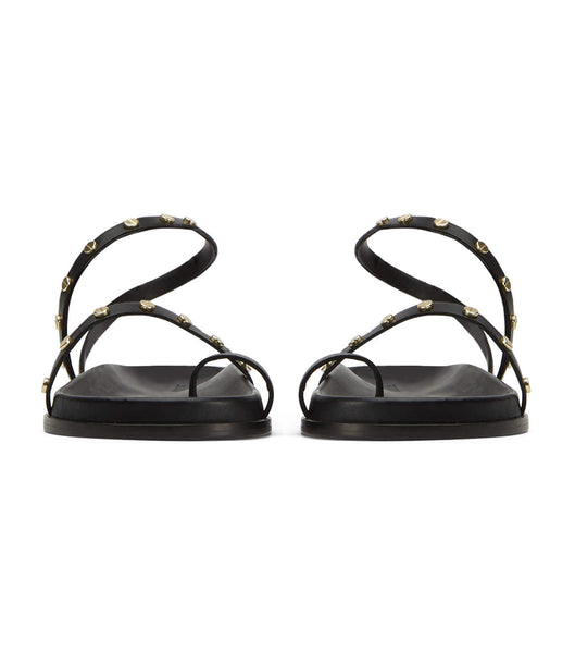 Flat Sandals Tony Bianco Lyvia Black Negras | TCRWZ54269