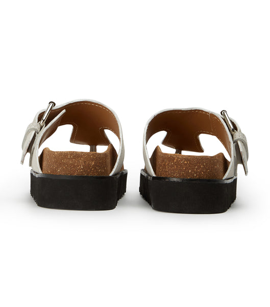 Flat Sandals Tony Bianco Marlo Milk Suede 3cm Blancas | SCRVO66317