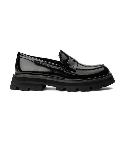 Loafers Tony Bianco Axell Black Hi Shine 4.5cm Negras | QCRUV78037