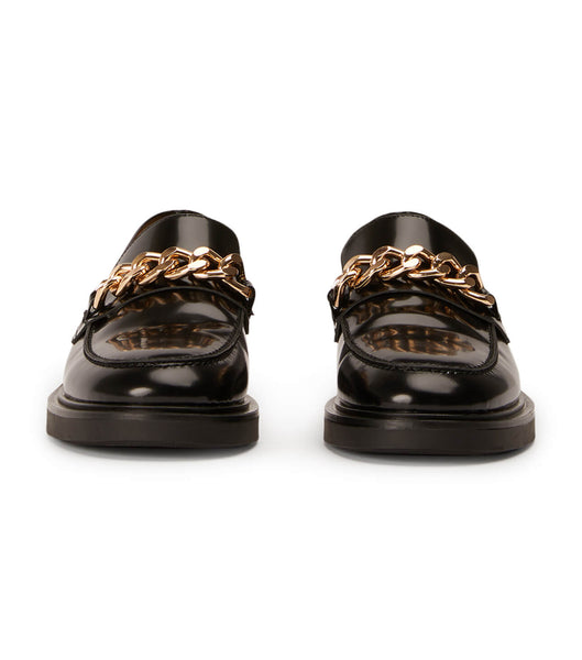 Loafers Tony Bianco Candice Black Hi Shine 4.5cm Negras | CRZDE32938