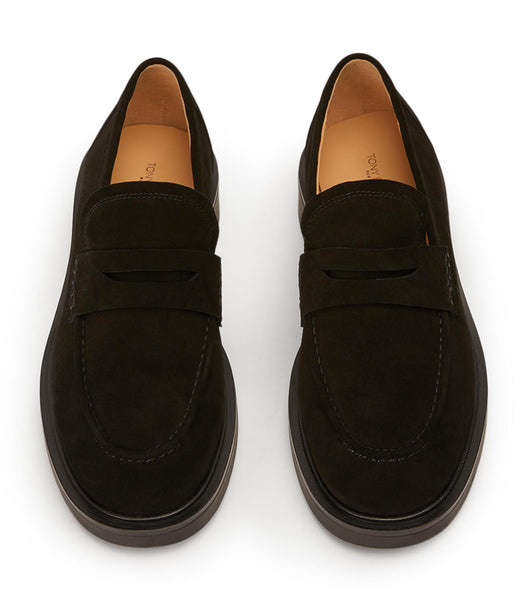 Loafers Tony Bianco Cherish Black Suede 4.5cm Negras | GCRUC36179