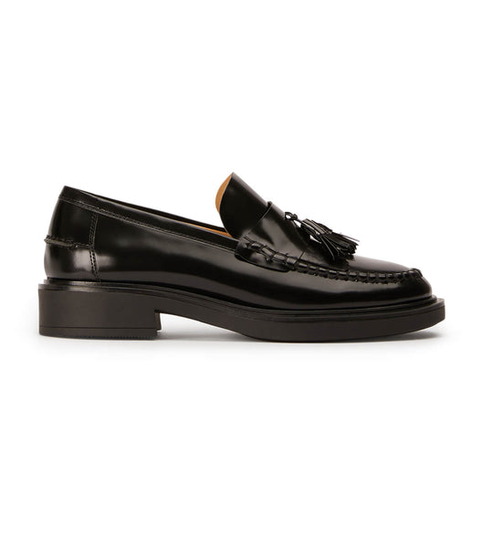 Loafers Tony Bianco Colt Black Hi Shine 4.5cm Negras | CRJZR89694