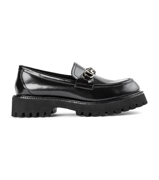 Loafers Tony Bianco Greer Black Hi Shine 4cm Negras | DCRVO24340