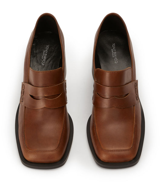 Loafers Tony Bianco Lomax Cognac 6.5cm Marrones | YCRGT89471