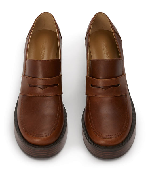 Loafers Tony Bianco Taranto Cognac 9cm Marrones | CRJBT88256