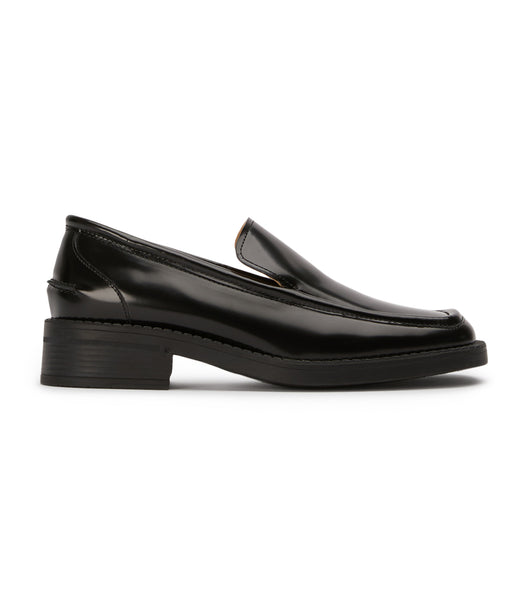 Loafers Tony Bianco Teddy Black Hi Shine 4cm Negras | ECRVG21545