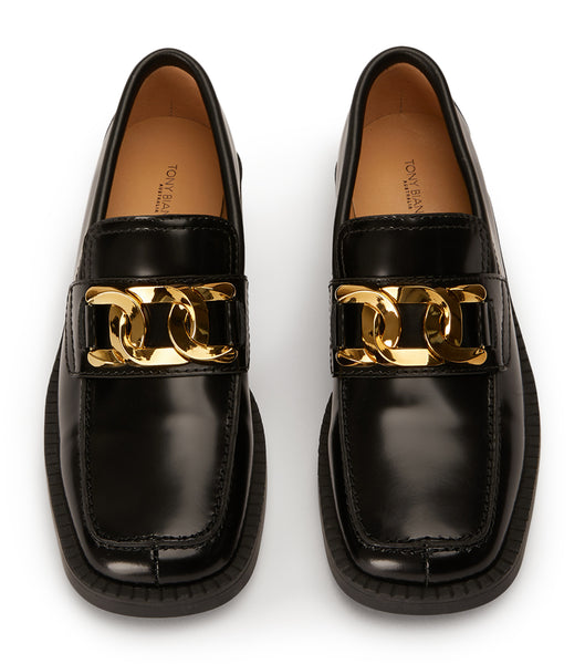 Loafers Tony Bianco Tia Black Hi Shine 4cm Negras | FCRHY85560