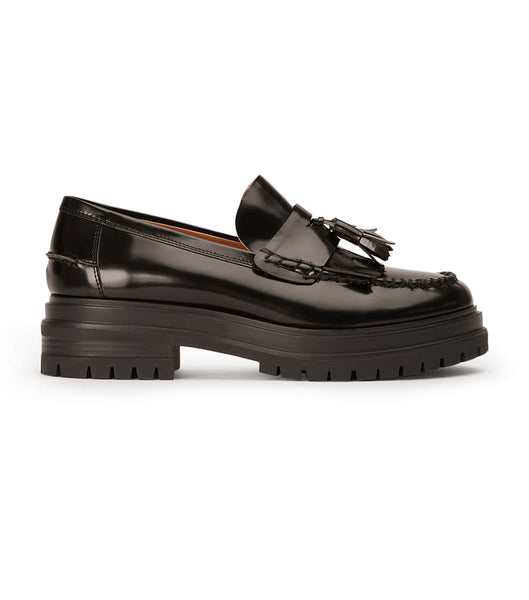 Loafers Tony Bianco Willow Black Hi Shine 4.5cm Negras | CRXBR68085