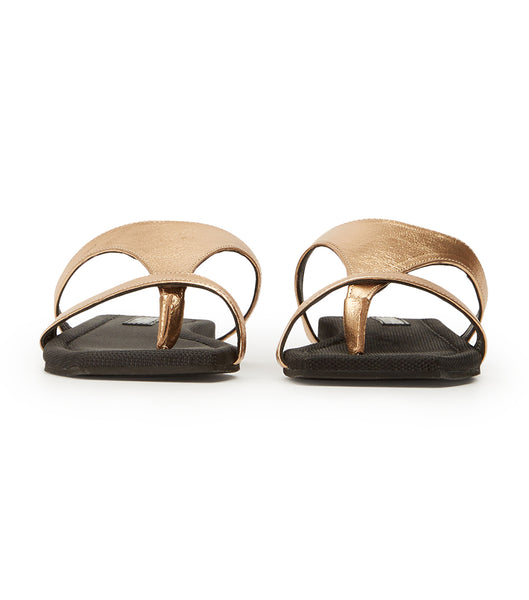 Sandalias Tony Bianco Eman Antique Gold Nappa 1.5cm Doradas | CRDFL62559