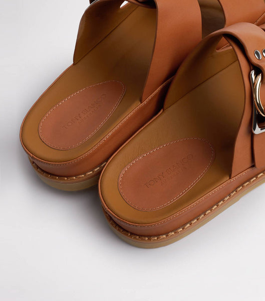 Sandalias Tony Bianco Hunter Tan Como 3.5cm Marrones | SCRNY10221