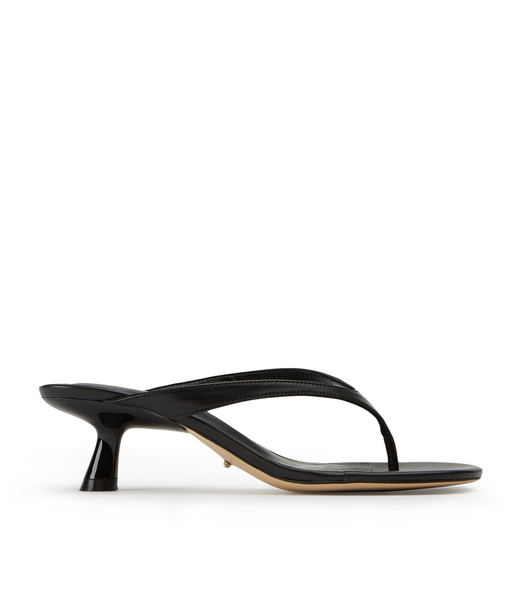 Sandalias de dedo Tony Bianco Krista Black Nappa 5cm Negras | CRQCS16954