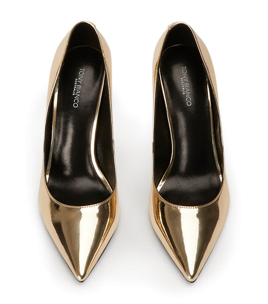 Tacones Brillantes Tony Bianco Anja Gold Shine 10.5cm Doradas | YCRVQ11688