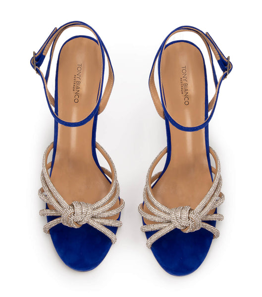 Tacones Brillantes Tony Bianco Kyla Azure Suede 11cm Azur | DCRVO97291