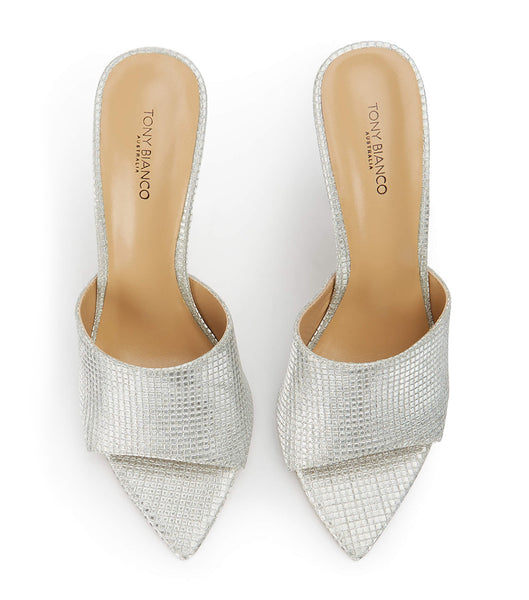 Tacones Brillantes Tony Bianco Marley Silver Aura 10.5cm Plateadas | DCRKV88500