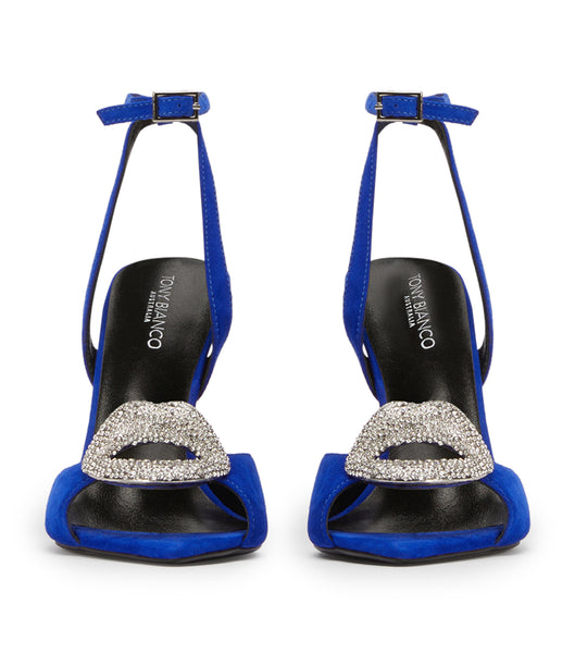 Tacones Brillantes Tony Bianco Moshi Azure Suede 10.5cm Azur | CRIIZ31336