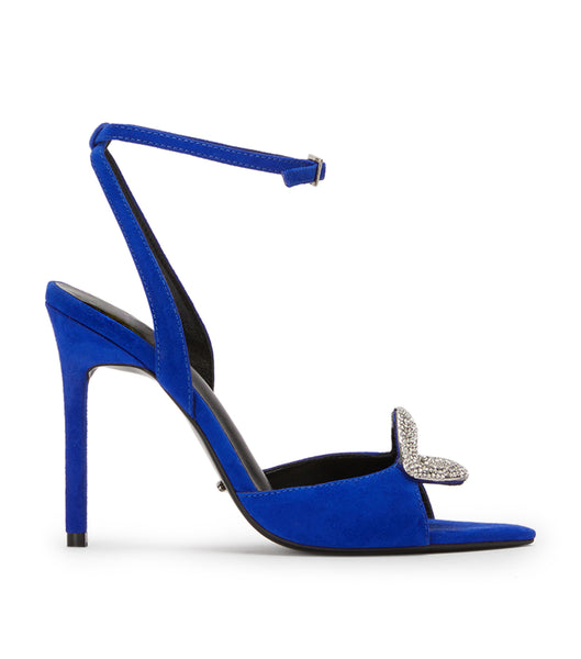 Tacones Brillantes Tony Bianco Moshi Azure Suede 10.5cm Azur | CRIIZ31336