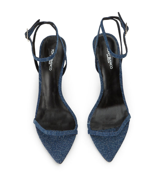 Tacones Brillantes Tony Bianco Myra Blue Denim 10.5cm Azules | LCRSX77236