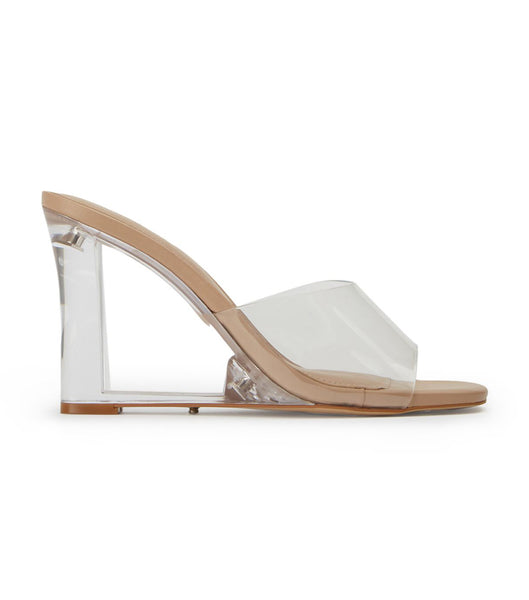 Tacones De Novia Tony Bianco Alessi Clear Vinylite/Skin 10cm Arena | CRZPD91477