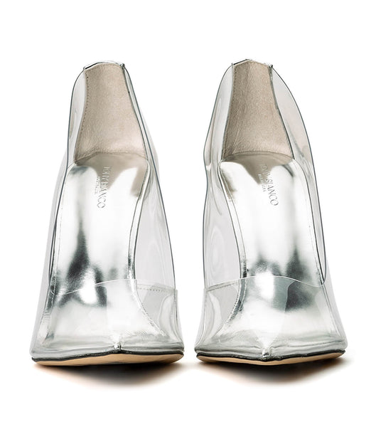 Tacones De Novia Tony Bianco Alijah Clear Vinylite/Silver 10.5cm Plateadas | BCRSD58325