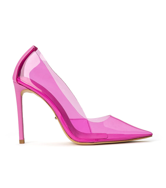 Tacones De Novia Tony Bianco Alijah Pink Vinylite/Pink Nappa 10.5cm Rosas Rosas | XCRBH71441