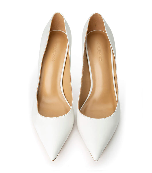 Tacones De Novia Tony Bianco Anja Milk Capretto 10.5cm Blancas | GCRUC35545