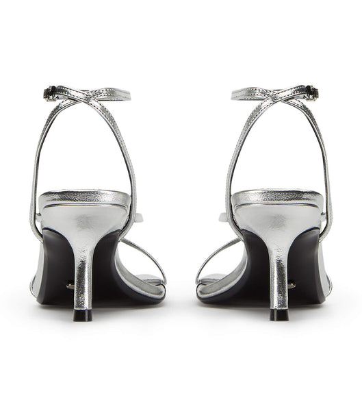 Tacones De Novia Tony Bianco Avi Silver Foil 6.5cm Plateadas | XCRGW92383