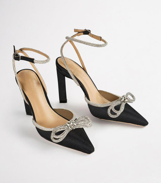 Tacones De Novia Tony Bianco Elsie Black Satin 10.5cm Negras | CRDYB24009