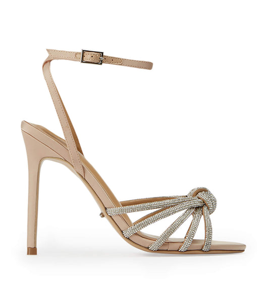 Tacones De Novia Tony Bianco Kyla Nude Satin 11cm Beige | ECRVG77539