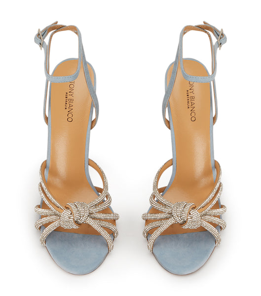 Tacones De Novia Tony Bianco Kyla Sky Suede 11cm Azules | TCRWZ67047