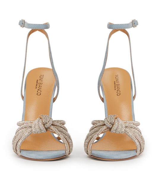 Tacones De Novia Tony Bianco Kyla Sky Suede 11cm Azules | TCRWZ67047