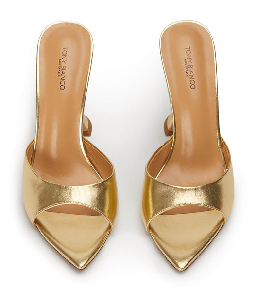 Tacones De Novia Tony Bianco Marcel Gold Nappa Metallic 10.5cm Doradas Metal | CRXMI68736