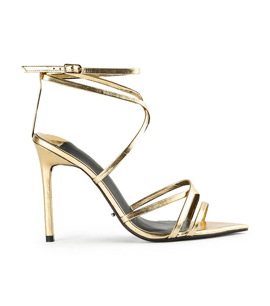 Tacones De Novia Tony Bianco Marcy Gold Foil 10.5cm Doradas | CRJZR37976